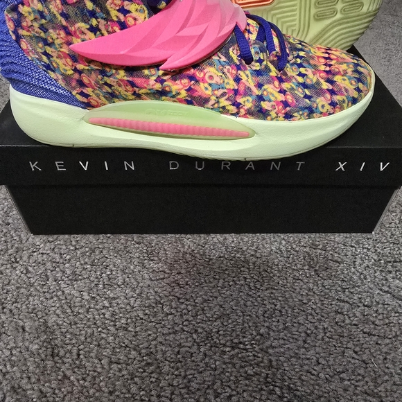 Nike - KD 14 Shoes: Lapis/Hyper Pink - Picture 3 of 7